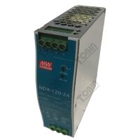 Power Supply 85-264VAC In 24VDC 5A Out 120W | Slimline Design | High Efficiency | by Tobin