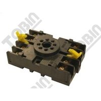 Socket DIN Rail Surface Mount 8 Pin Screw Terminals | Secure Wiring | by Tobin