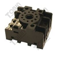 Relay Base Screwed Clamp 4 Pole | 11 Pin Octal Configuration | Secure Screwed Connections | Compatible with MKS4 Round Pin | by Tobin