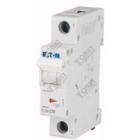 MCB Eaton C Curve 1 Pole 50A | 6kA Breaking Capacity | Ideal for Residential & Commercial Use | by Tobin