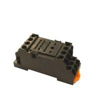 Relay Square Pin 4 Pole 5A 24VDC | LED Indicator & Test Button | 14 Pin | by Tobin