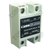 Solid State Relay 1 Phase 40A | 24-380V Output | 3-32V AC/DC Input | by Tobin