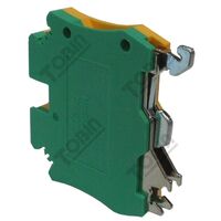 Terminal Earth 4mm 32A | Earth Din Terminal | 32A Current Rating | by Tobin