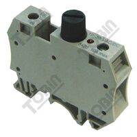 Terminal Fused M205 10mm | 10A Current Rating | 10-30V AC/DC | LED Indicator | by Tobin