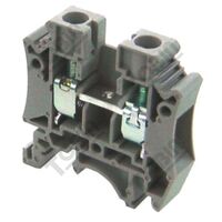 Terminal Din Mount 10mm Grey | 57A Current Rating | Durable Finish | by Tobin