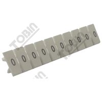 Terminal Label for TBN Range 2.5mm | Clear Durable Marking | DIN Terminal Marker | by Tobin