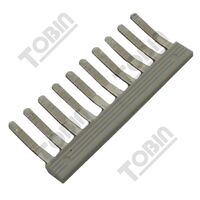 Terminal Commoning Bars 32A 10 Way | Efficient Electrical Connections | Compatible with TBU-2.5N | by Tobin