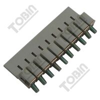 Terminal Bridging Bars 32A 10 Way | Compatible with TBU-2.5N | Easy Electrical Connections | by Tobin
