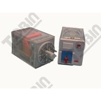 Relay Round Pin 2 Pole 10A 240VAC | 8 Pin Octal Base | LED Indicator | by Tobin