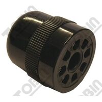 Timing Relay Base Round 8 Pin | 8 Pin Configuration | Compatible with Multi-Function Timing Relays | by Tobin