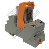 Relay and Base Square 4P 24VDC | 4PDT Configuration | 6A Switching Capacity | by Tobin