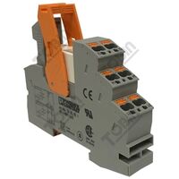 Relay and Base Slimline 2 Pole 24VDC DPDT 8A | Compact Design | Easy Mounting | by Tobin