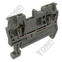 ST Terminal Single Level 1.5mm | 17.5A Rated Current | Spring Clamp Connection | DIN Rail Mount | by Tobin