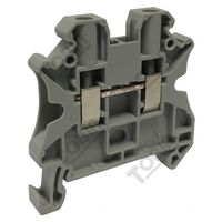 UT Terminal Single Level 4.0mm | 41A Rated Current | Grey Color | DIN Rail Mountable | by Tobin