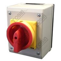 Isolator Enclosed IP65 32A 3 Pole | Padlockable Safety | Dust & Water Protection | by Tobin