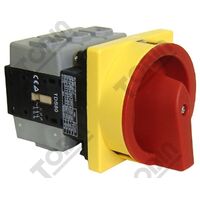 Isolator Panel Mount IP65 80A 3P | Padlockable Safety | 3 Pole Load Break Switch | by Tobin