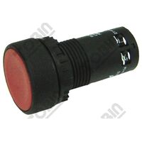 Pushbutton Monobloc Flush Red | 1 N/O & 1 N/C Contacts | Easy Identification | by Tobin