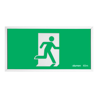 Mile40m LED Jumbo Exit Sign