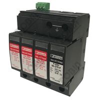 Surge Arrestor 50kA | Replaceable Plug Alarm | 3 Pole + Neutral | by Tobin