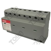 Surge Arrestor 100kA | Replaceable Plug Alarm | 3 Pole + Neutral | by Tobin