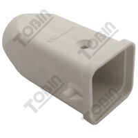 Housing 3/4 Pole Plastic Straight Hood 2 Pins | Durable Plastic | Ideal for Industrial Connections | by Tobin
