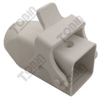 Housing 3/4 Pole Plastic Straight Hood Lever | PG11 Compatible | Durable Industrial-Grade Plastic | by Tobin