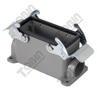 Housing 24P Alum Alloy Surf Mount | 2 Levers for Secure Locking | Surface Mount Design | by Tobin