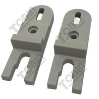 Wall Mounting Kit for Gewiss PVC Enclosures | Includes 2 Mounting Feet | Durable Plastic Construction | by Tobin