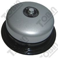 240VAC Surface Mount Warning Bell | 95dB Sound Output | Low Current 12.5mA | Grey | by Tobin