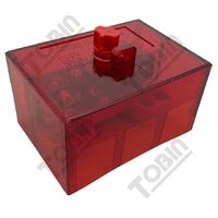 Covered Link Active 100amp | Red Cover & Clear Base | Back Wired Design | by Tobin