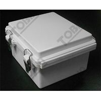 Polycarbonate Electrical Enclosure | IP66 Rated | Hinged Lid Design | Grey Color | by Tobin