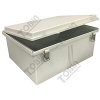 Polycarbonate Electrical Enclosure | IP66 Rated | Hinged Lid Design | Grey Color | by Tobin