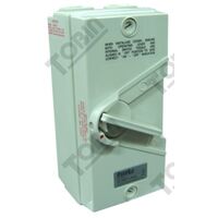 Isolator Enclosed IP56 1 Pole 32A | Weatherproof Design | Durable Construction | by Tobin