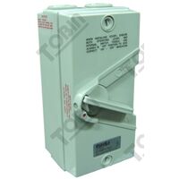 Isolator Enclosed IP56 4 Pole 63A | Weatherproof Design | 63A Current Rating | Comprehensive Isolation | by Tobin