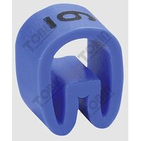 Cable Marker 6 Blue | Durable Plastic | 0.75-1mm² Compatibility | by Tobin