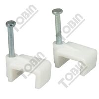 Cable Clip for 2.5mm TPS | Durable Plastic | Pack of 500 | by Tobin