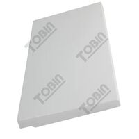 Rain Hood for CVS RAL7035 Wall Mount Enclosure | Weather-Resistant | Durable Outdoor Protection | Light Grey | by Tobin