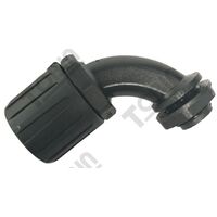 Conduit Fitting 90 Degree 16mm | Durable Nylon | IP66 Rated | @Each by Tobin