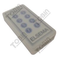 8-Channel Transmitter with Membrane Keypad | Compatible with Elsema Controllers | Durable Design | by Tobin