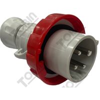 Straight Plug 16A 415VAC 3P+E | IP67 Rated | IEC Compliant | by Tobin