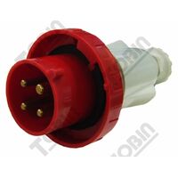 Straight Plug 32A 415VAC 3P+E | IP67 Rated | Durable Design | by Tobin