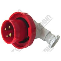 90 Deg Plug 16A 415VAC 3P+E | IP67 Rated | Space-Saving Design | by Tobin
