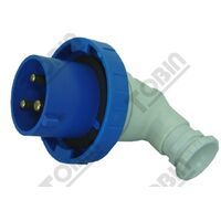 90 Deg Plug 32A 240VAC 2P+E | IP67 Rated | IEC 309 Standard | by Tobin