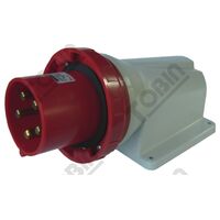 90 Deg Appliance Inlet 125A 415VAC | IP67 Rated | 3 Phase + N + E | by Tobin