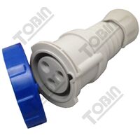 Extension Sockets 32A 240V 2P+E | IP67 Rated | Industrial & Outdoor Use | by Tobin