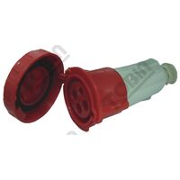 Reefer Cord Socket IP67 32A 415V 3P+E | Heavy-Duty Industrial Use | Water & Dust Resistant | by Tobin