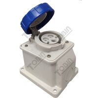 Surface Sockets 16A 240V 2P+E | IP67 Rated | IEC Compliant | by Tobin