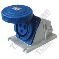 90Deg Surface Socket IP67 | 32A Current Rating | 240V 2P+E Configuration | by Tobin