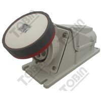 90 Degree Surface Socket IP67 | 63A Current Rating | 415V 3P+N+E | Space-Saving Design | by Tobin