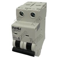 MCB EUREKA 2 Pole 3A C Curve Miniature Circuit Breaker | 6kA Breaking Capacity | by Tobin